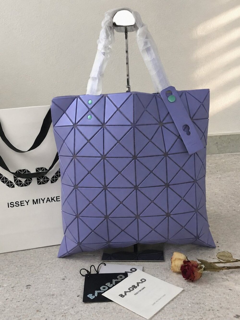 Blue Lucent Bao Bao Issey Miyake tote bag